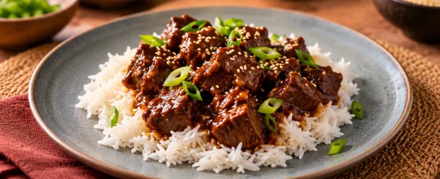 Koreaans stoofvlees uit de slowcooker